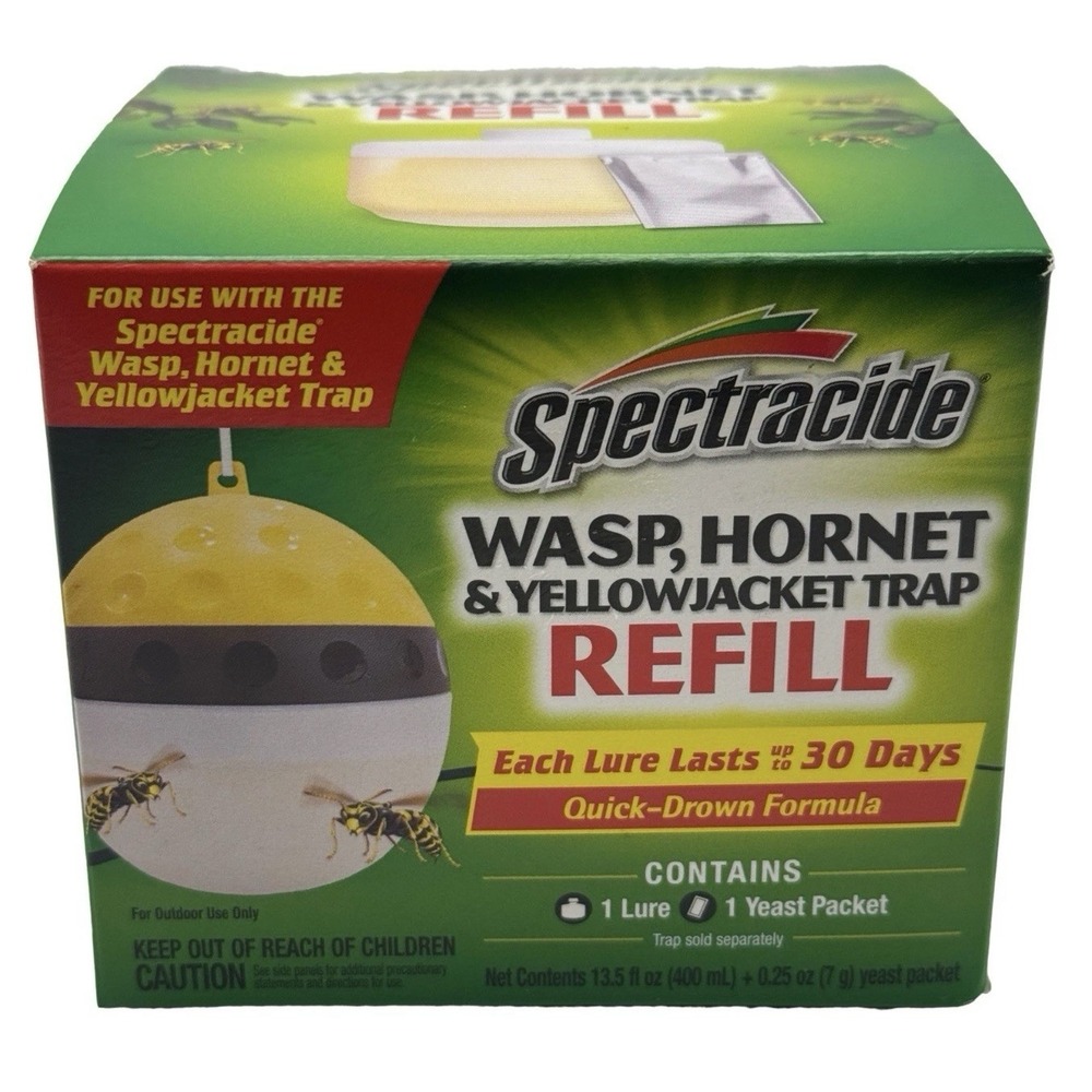 Spectracide Wasp Hornet Yellowjacket Trap Refill HG-97407 Outdoor Pest Control
